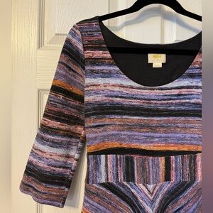 Anthropologie Maeve Kebren Striped Knit Dress Size Small